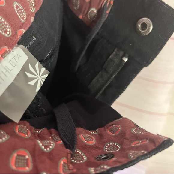 Athleta Black Velvet Skirt Size 6 - Picture 6 of 8